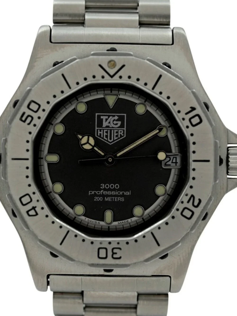 Tag Heuer 35mm Midsize Professional 3000 Series Vintage Dive Watch Ref: 932.213!